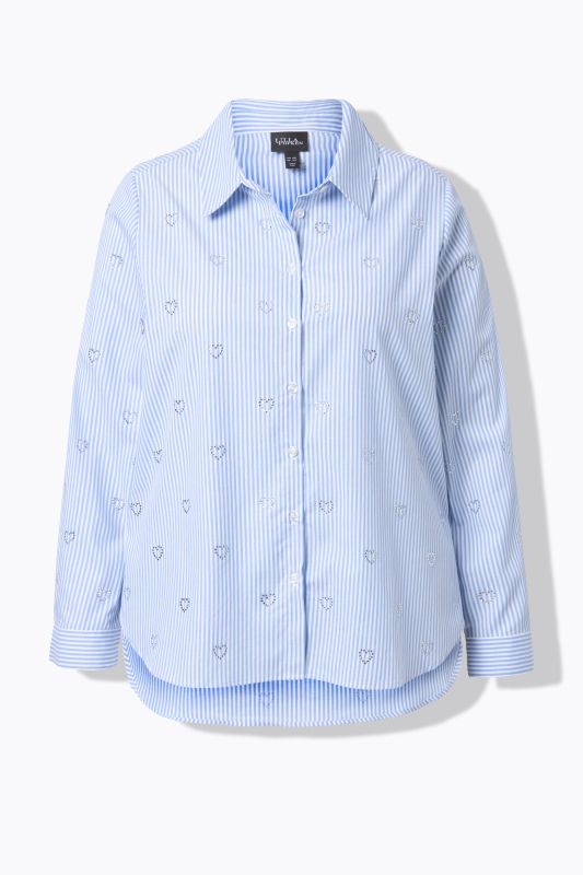 Риза с бляскави райета и цветя