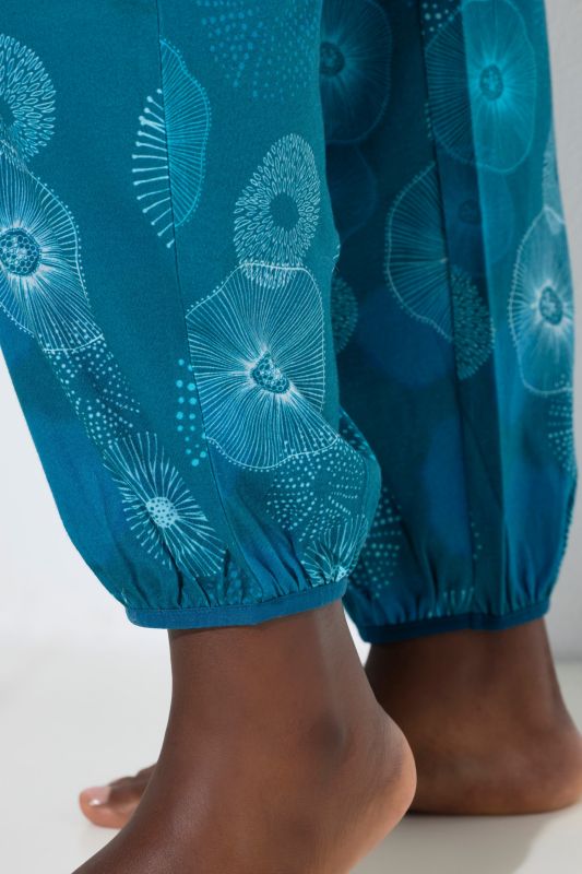 Пижама с геометричен флорален принт