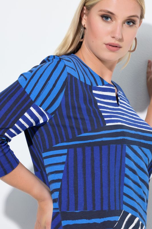 Graphic Mixed Stripe Tee