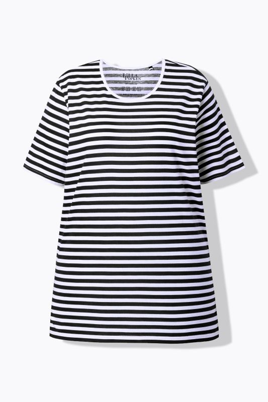 Eco Cotton Striped Crew Neck Tee