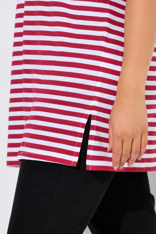 Eco Cotton Striped Crew Neck Tee