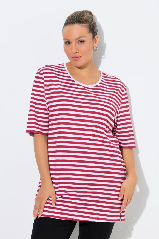 Eco Cotton Striped Crew Neck Tee