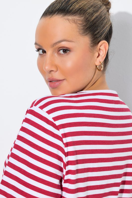 Eco Cotton Striped Crew Neck Tee