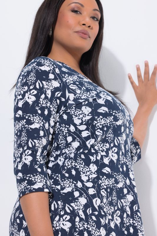 Floral Vine Print Tee