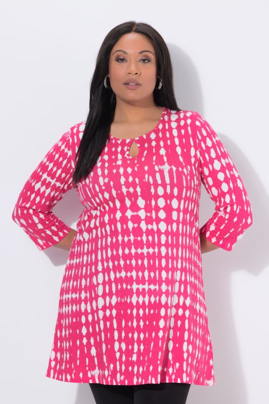 Batik Print Knit Tunic