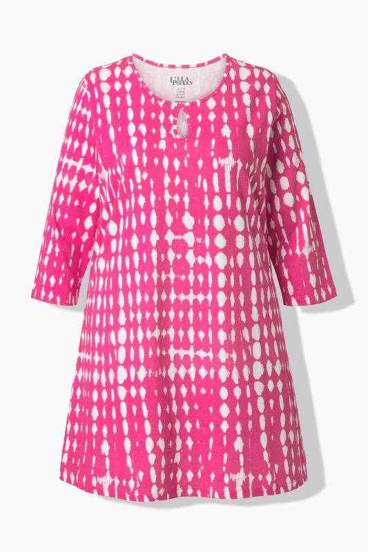 Batik Print Knit Tunic