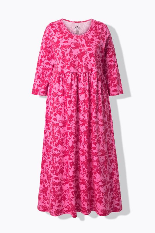 Floral Vine Print Pocket Dress