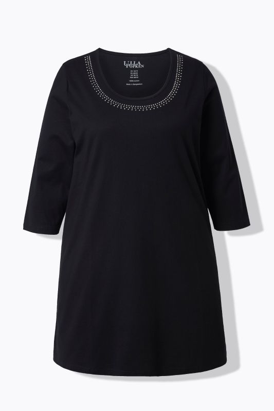 Metallic Studded Knit T