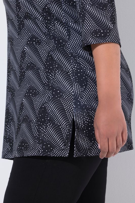 Matte Jersey Graphic Print Tunic
