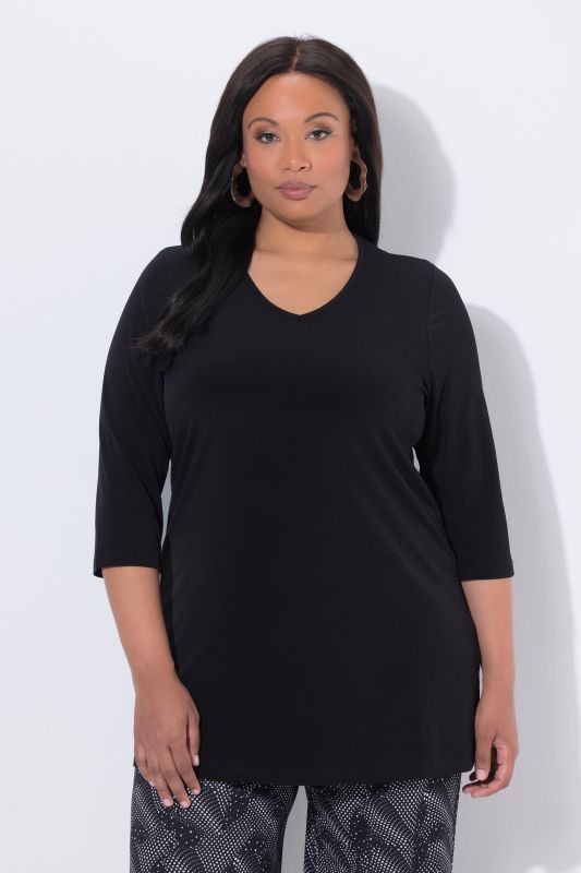 Matte Jersey 3/4 Sleeve Tunic