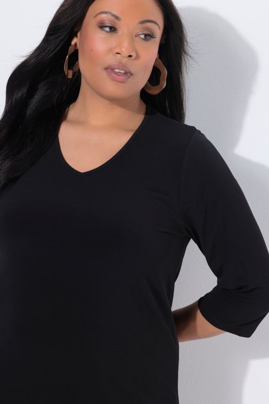 Matte Jersey 3/4 Sleeve Tunic