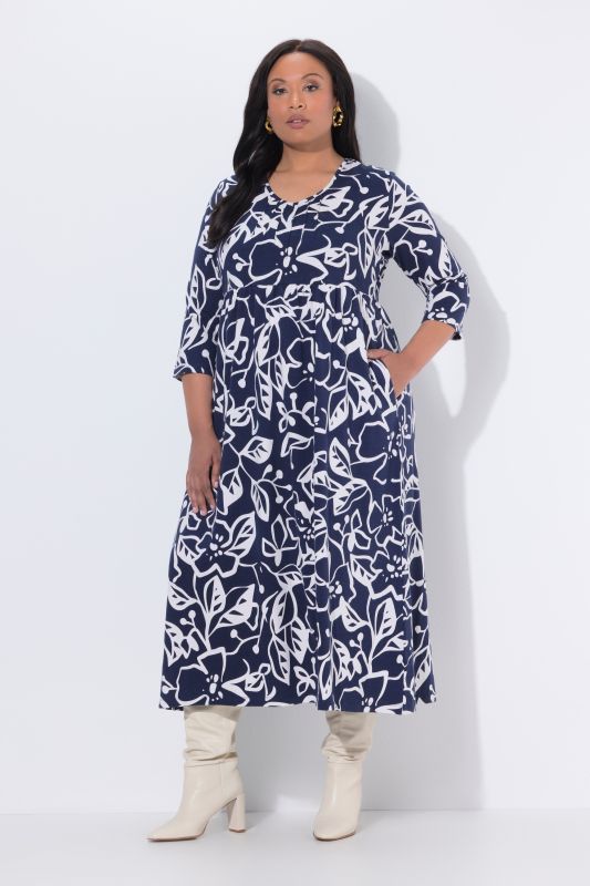 Floral Print Pocket Dress