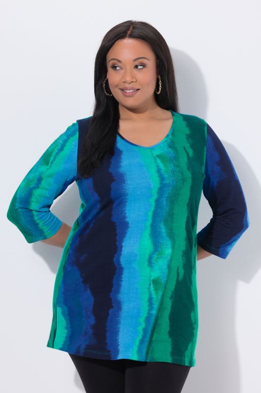 Batik Wave Knit Tunic