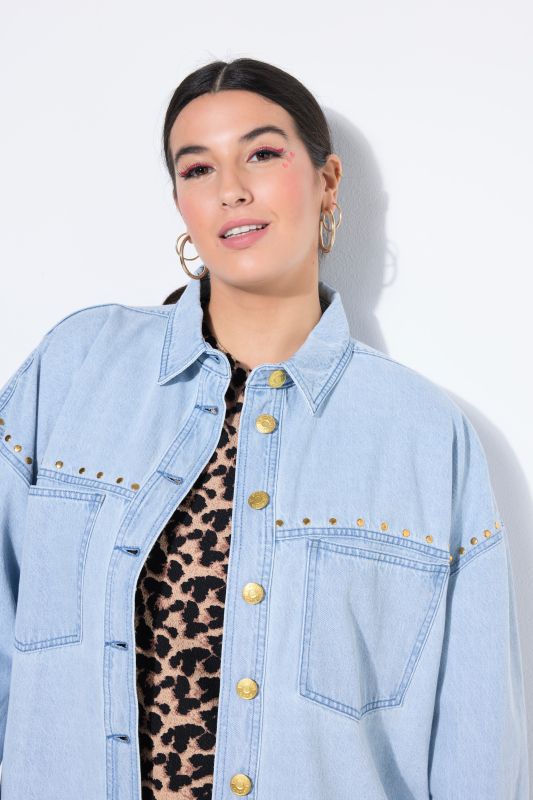 Риза в дънков стил