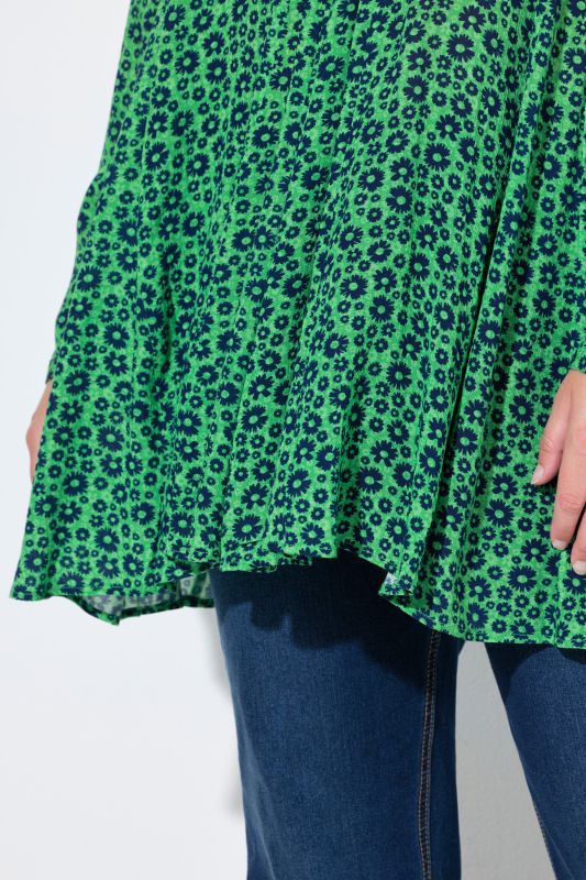 Туника с принт на маргаритки