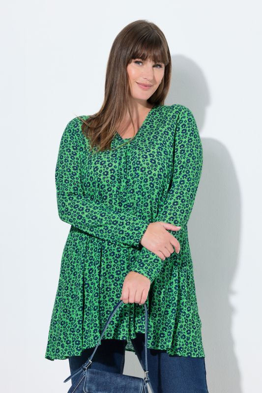 Туника с принт на маргаритки