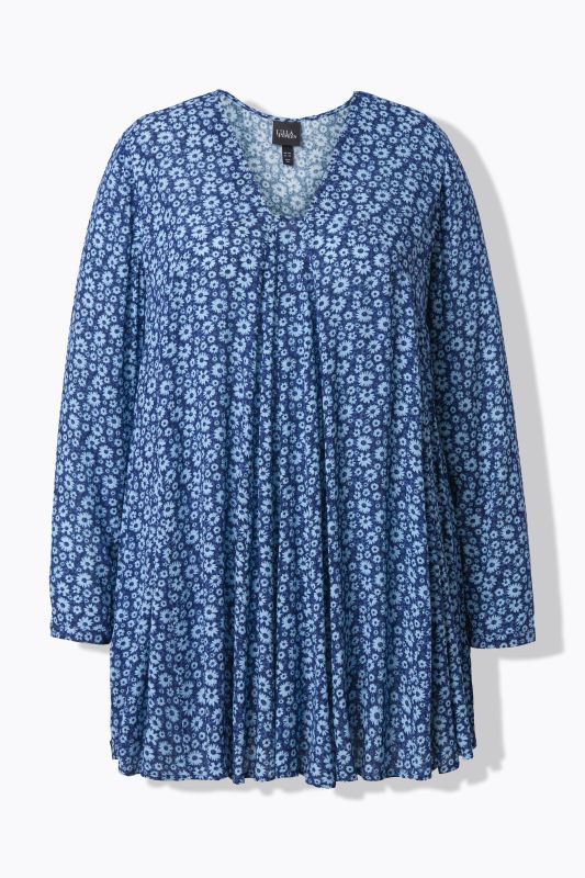 Туника с принт на маргаритки