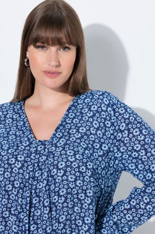 Туника с принт на маргаритки