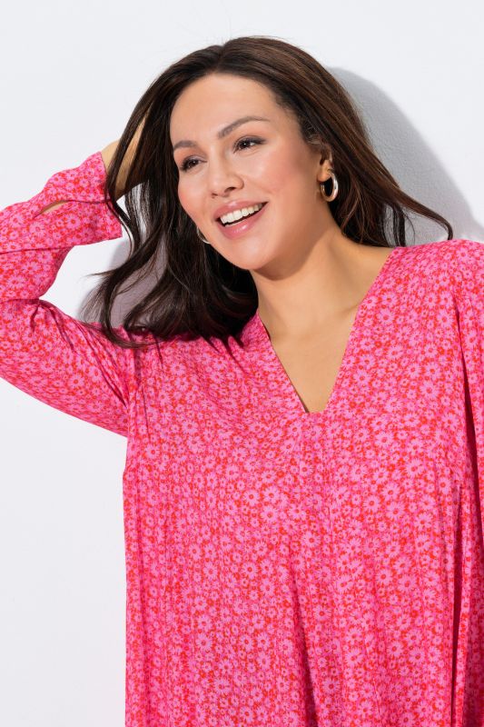 Туника с принт на маргаритки