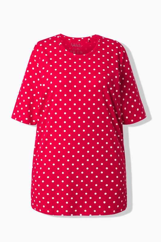 Polka Dot Crew Neck Tee