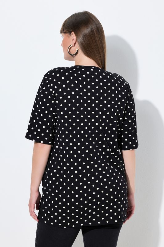 Polka Dot V-Neck Tee