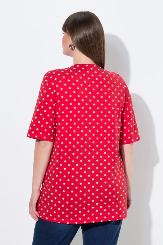 Polka Dot V-Neck Tee