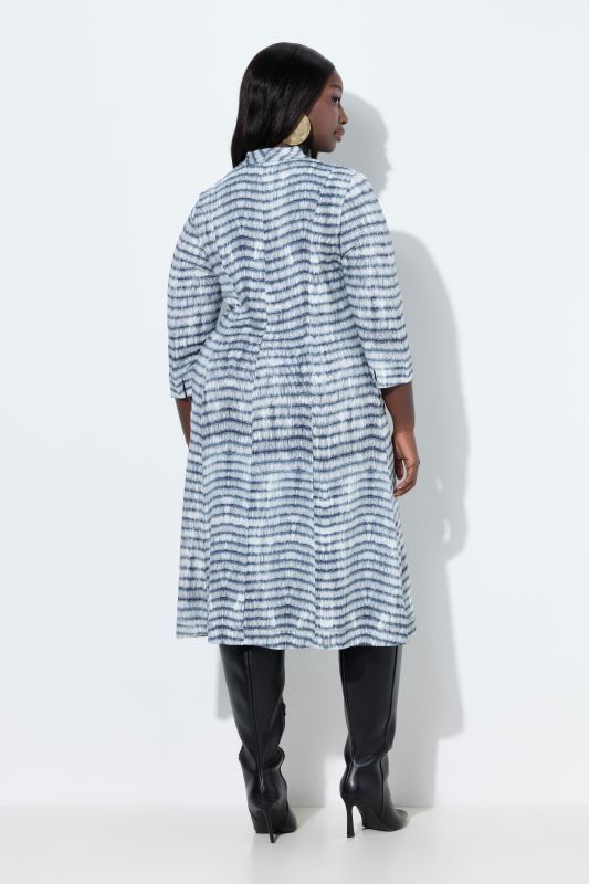 Matchstick Striped Punto di Roma Dress