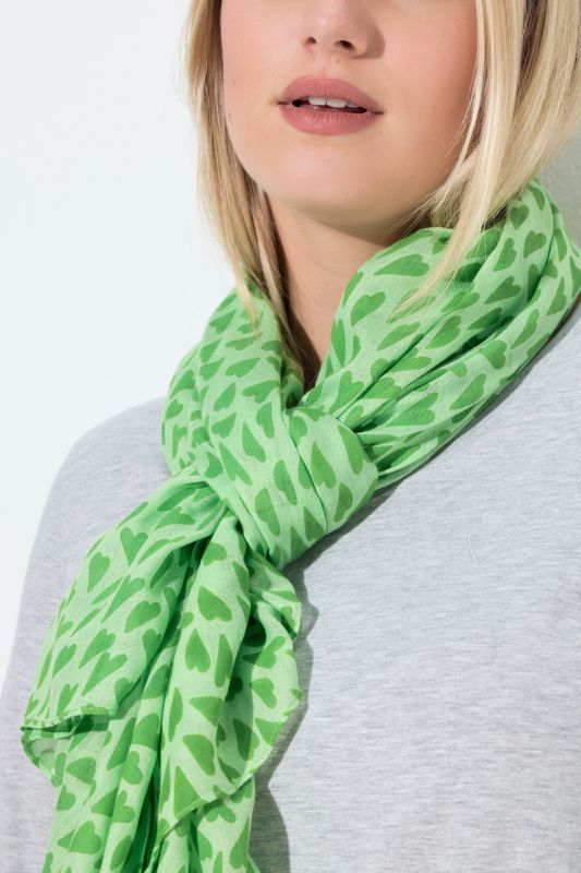 Heart Print Scarf
