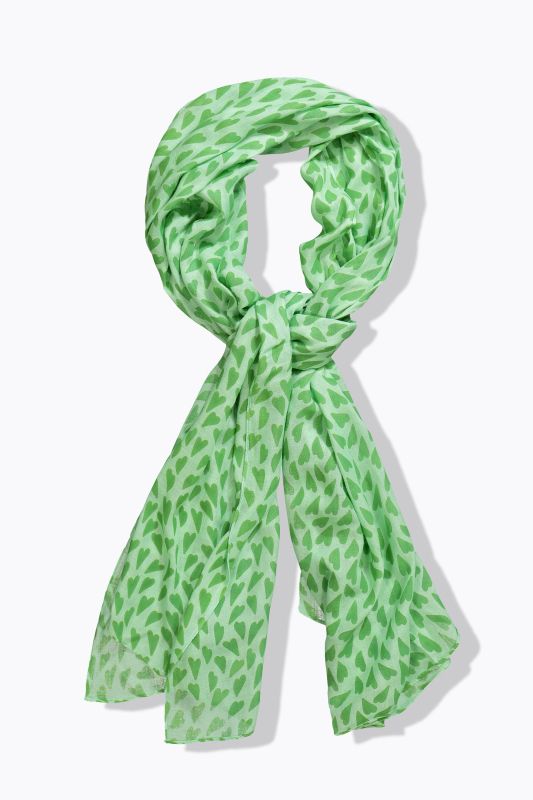 Heart Print Scarf