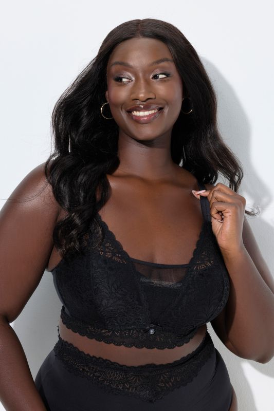 TruYou Lace Panel Bralette