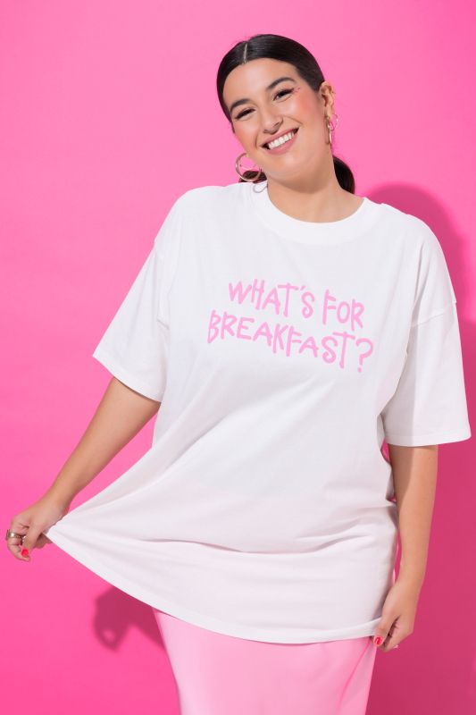 Тениска разкроена с надписи