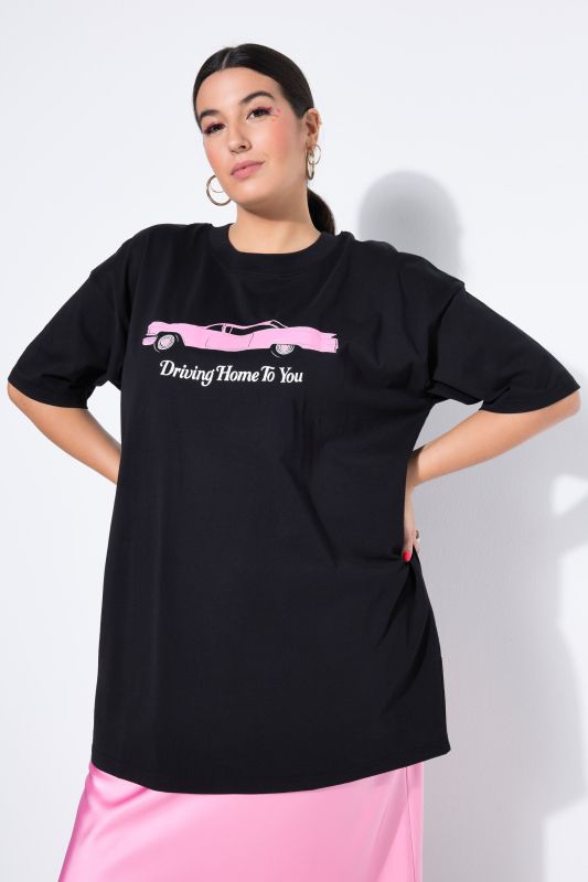 Тениска с принт на кола