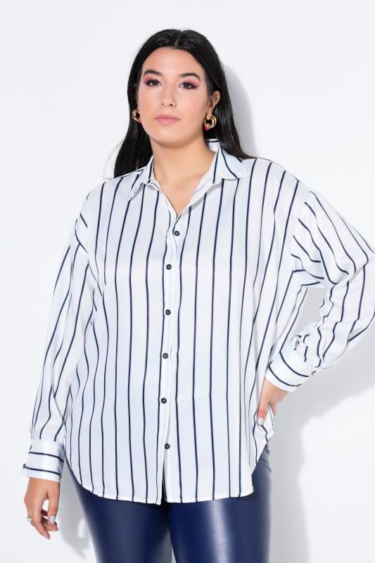 Риза сатенена с райета