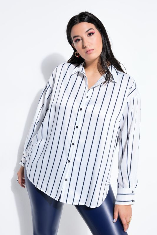 Риза сатенена с райета