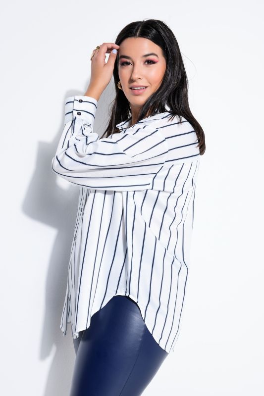 Риза сатенена с райета