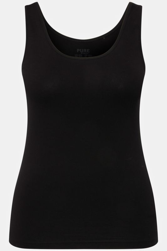 Eco Cotton Essential Round Neck Stretch Cotton Tank