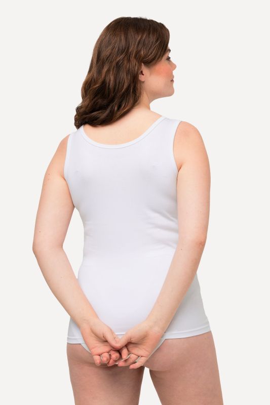 Eco Cotton Essential Round Neck Stretch Cotton Tank