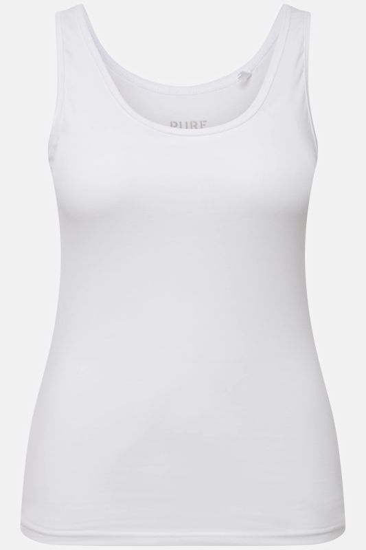 Eco Cotton Essential Round Neck Stretch Cotton Tank