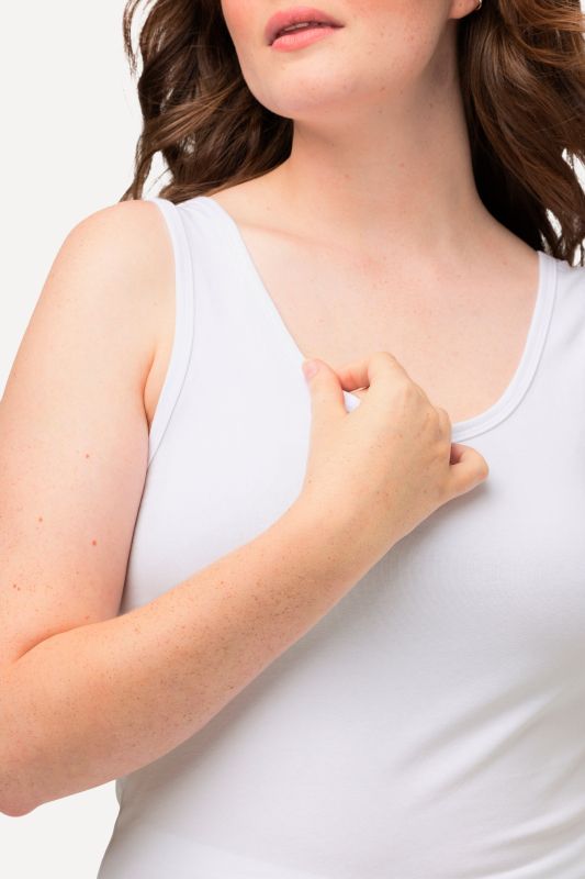 Eco Cotton Essential Round Neck Stretch Cotton Tank