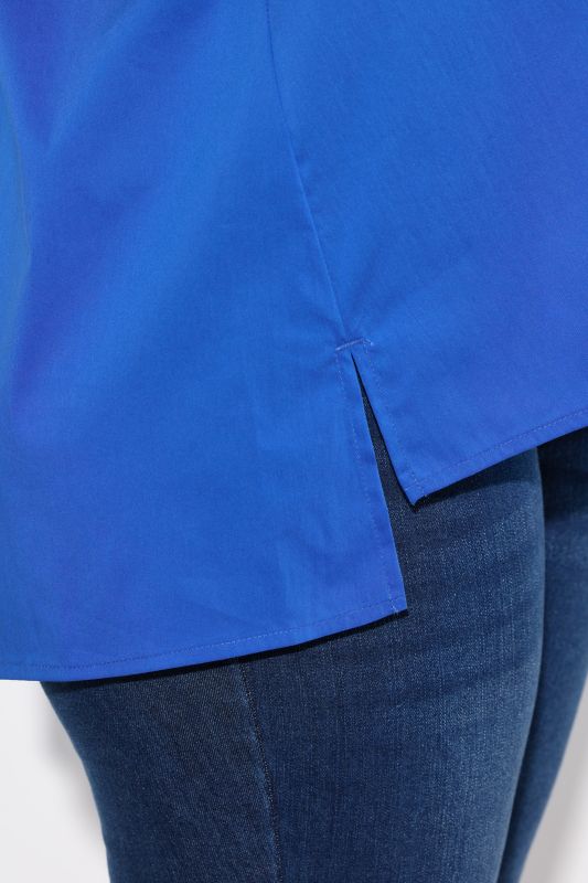 A-Line 3/4 Sleeve Button Down Blouse