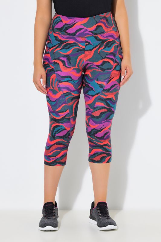 Quick-Drying Neon Camo Thermal Leggings