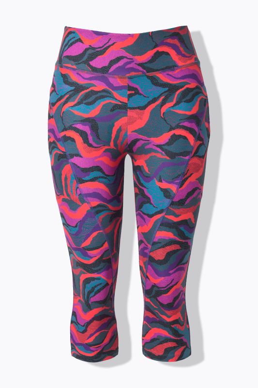 Quick-Drying Neon Camo Thermal Leggings