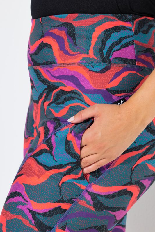 Quick-Drying Neon Camo Thermal Leggings