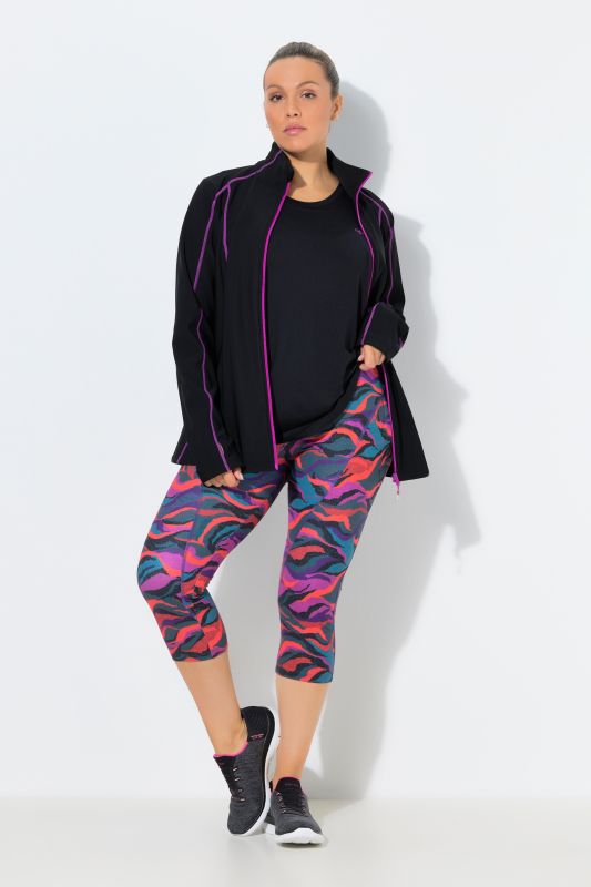 Quick-Drying Neon Camo Thermal Leggings
