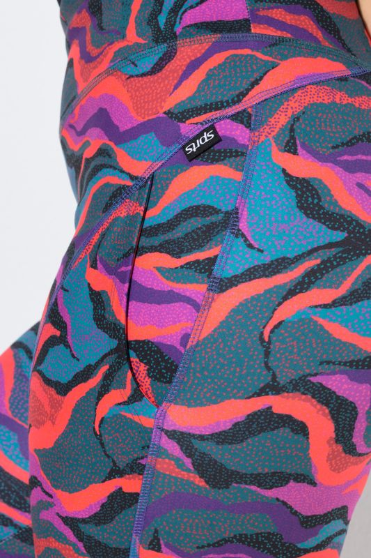 Quick-Drying Neon Camo Thermal Leggings