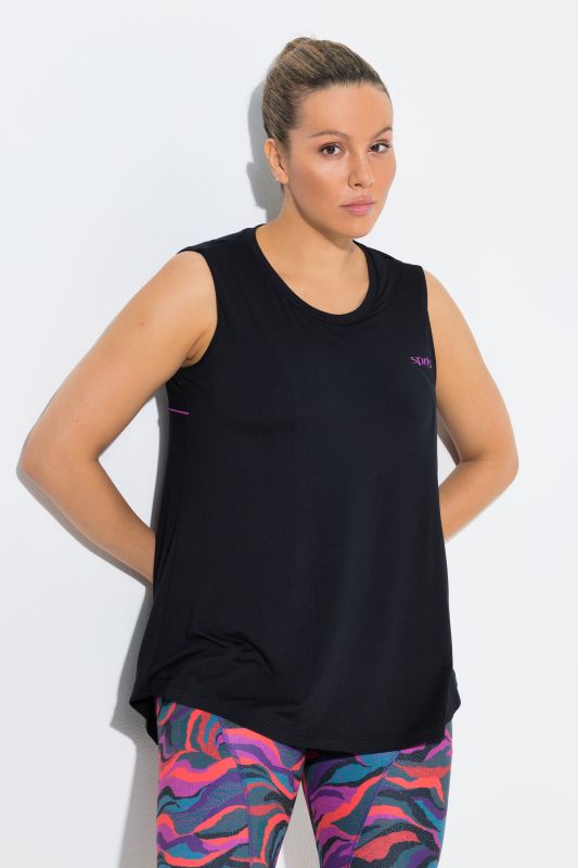 Neon Piping Built-In Bra Tank Top