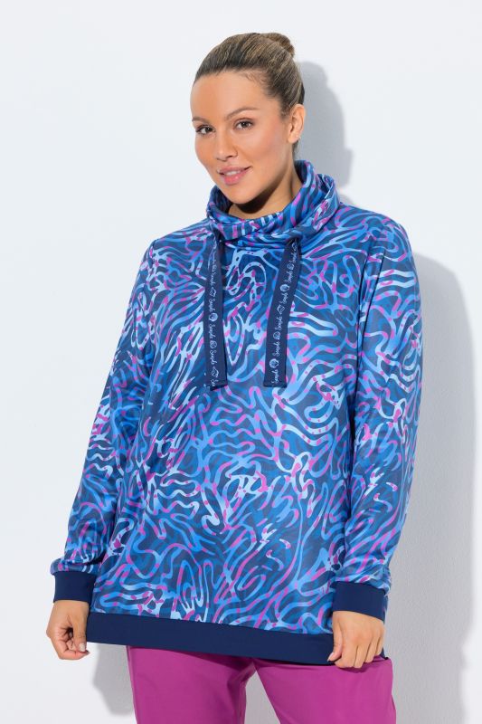 Wave Print Sweatshirt