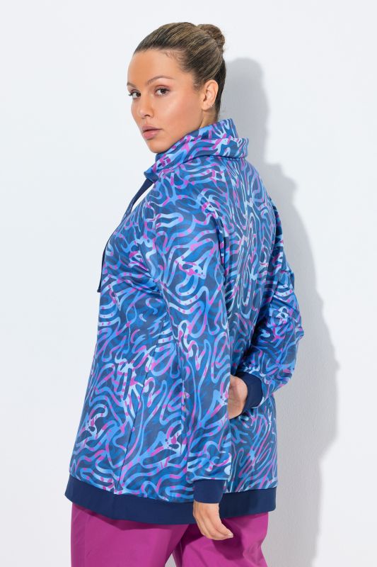 Wave Print Sweatshirt