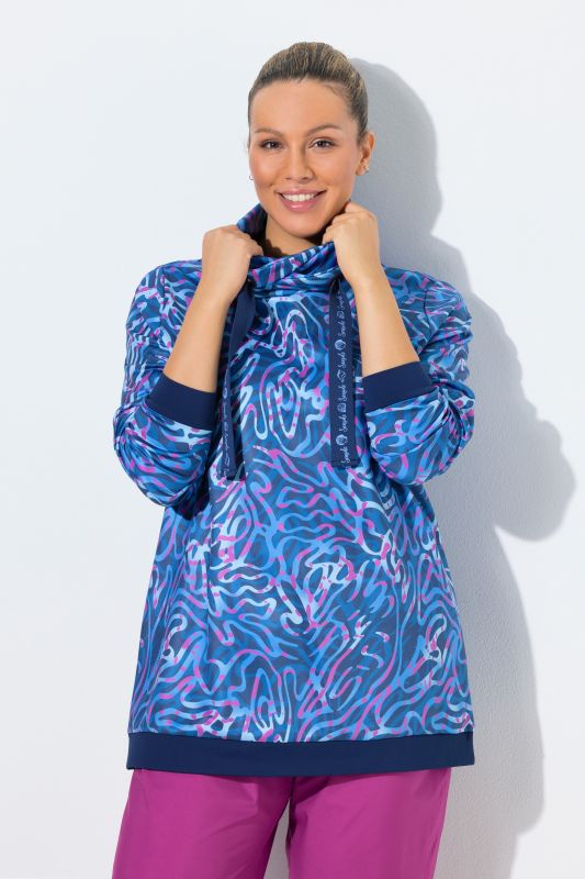 Wave Print Sweatshirt