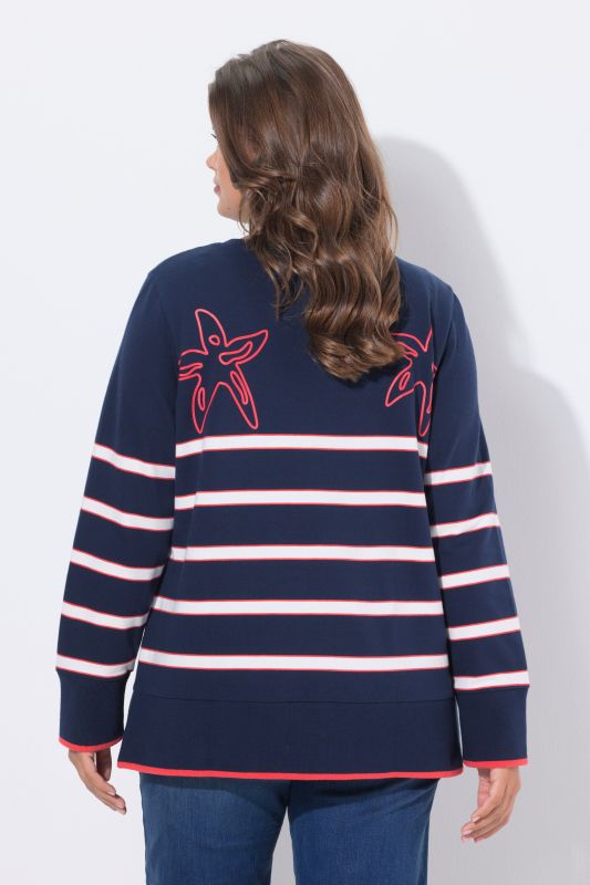 Striped Starfish Sweatshirt